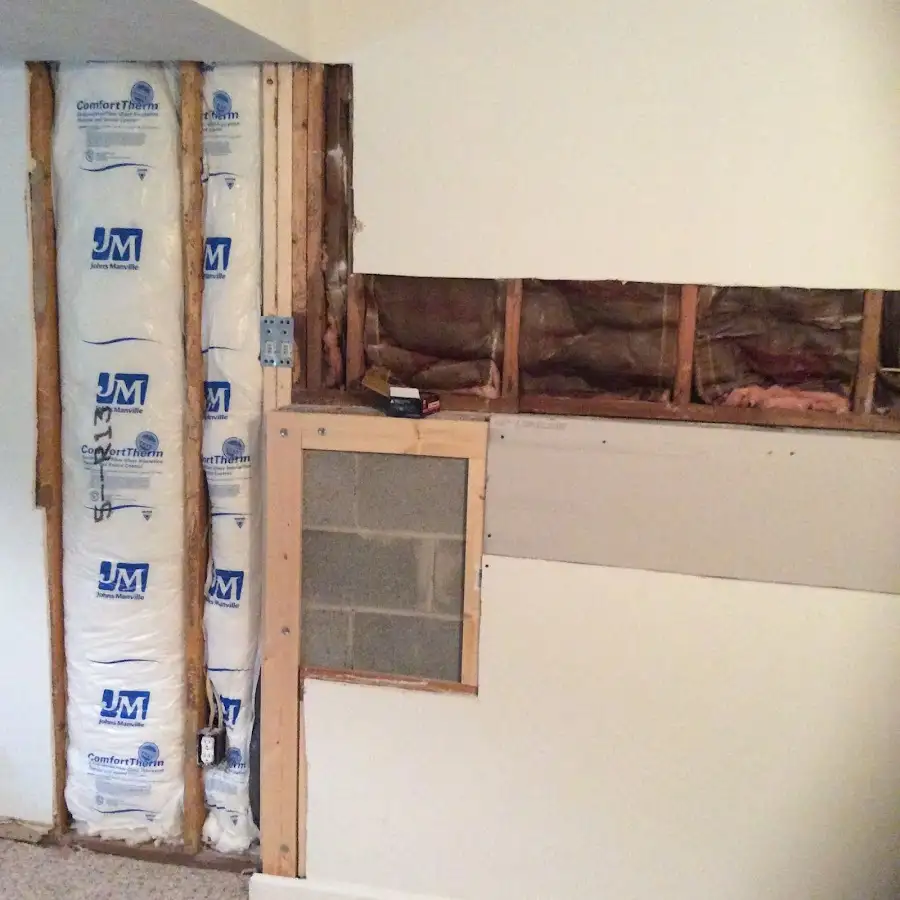 Wall insulation replacement during Odor Removal & Deodorization in Plainfield